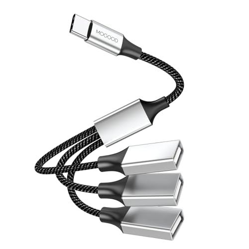 Amazon.co.jp: MOGOOD USB C 分岐器 Type C 分岐器 USB Cオスから3つの